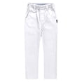 thumbnail image 1 of WhouRiu School Pants for Little Boy Straight Leg Stretch Waist Chino Pants Children Formal Outdoor Spring Trousers White,Size 6-7 Y, 1 of 8