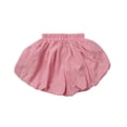 thumbnail image 1 of WhouRiu Shorts for Infant Girls Ruffles Elastic Waist Comfortable Outdoor Shorts for Summer Sports Pink, 1 of 2