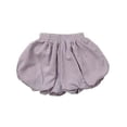 thumbnail image 1 of WhouRiu Shorts for Toddler Girls Ruffles Elastic Waist Comfortable Outdoor Shorts for Summer Sports Purple, 1 of 2