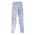 thumbnail image 1 of WhouRiu Toddler Girl Pants Casual Gradient Print Elastic Waist Leggings Pants Children Girls Dancewear Tight Trousers Purple,Sizes 5-6, 1 of 3