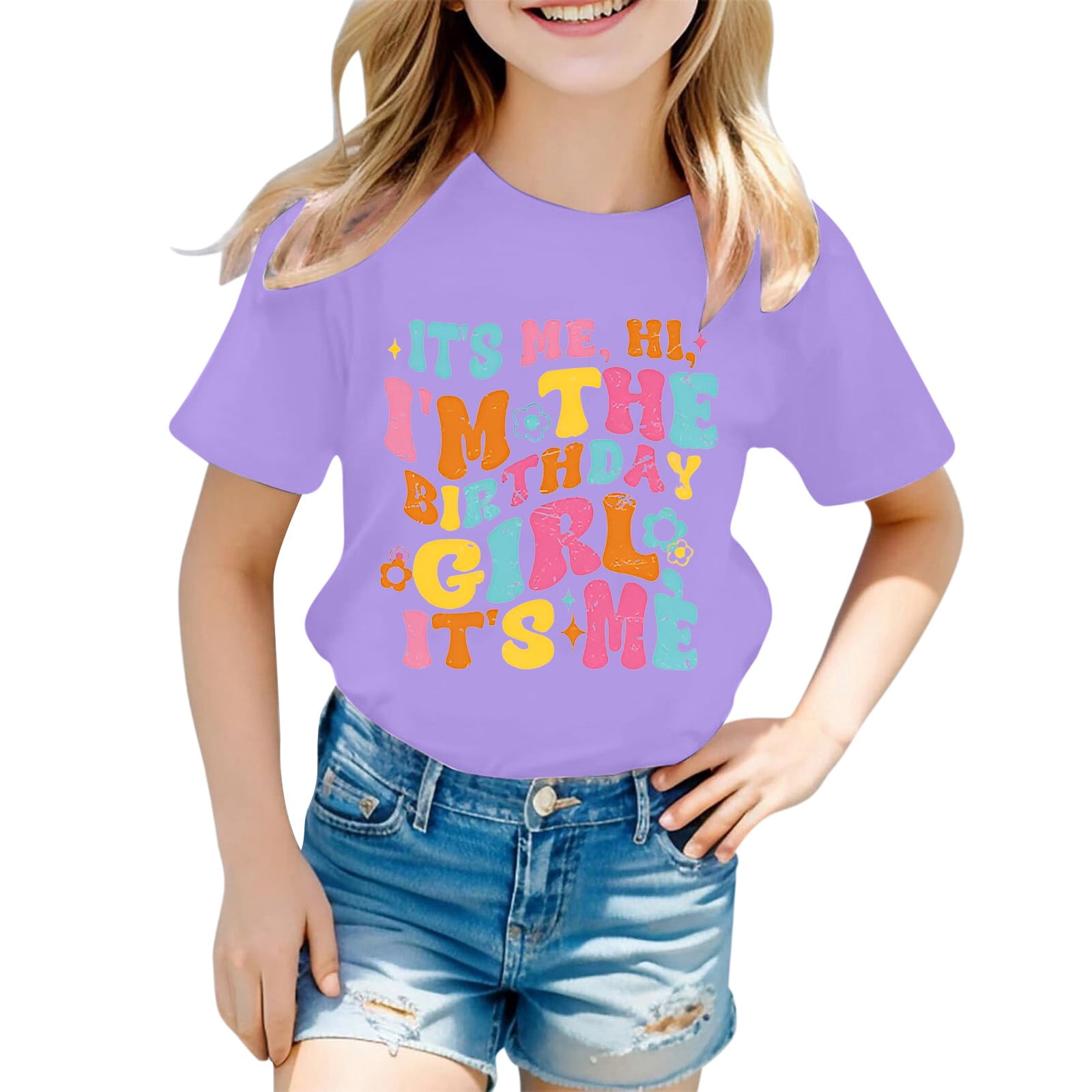 Toddler Girls Striped Pure Cotton T-shirt with Shorts- Blue main image 0