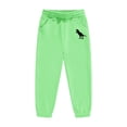 thumbnail image 1 of Whouriu Boys Jogger Pants Dinosaur Print Straight Leg Elastic Waist Sweatpants, Sizes 2-13, 1 of 2