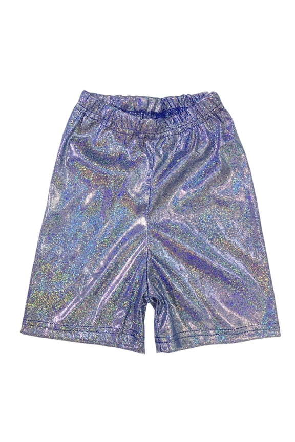 Boys Summer Sparkling Sequin Shorts High Waist Stretch Party Shorts, Sizes 3-18