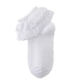 thumbnail image 1 of Whouriu Little Girls Lace Ruffle Socks Soft Polyester Mesh Breathable Summer Casual Dress Socks, 1 of 4