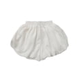 thumbnail image 1 of Whouriu Toddler Girl' Shorts Summer Elastic Waist Bloomer Shorts Breathable Soft Outdoor Loose Bottoms White,Size 12 M-6 Y, 1 of 2