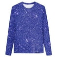thumbnail image 1 of Whouriu Toddler Girls Sequin Long Sleeve Tee Crew Neck Sparkle Party Stage Performance Kids T-Shirt, 1 of 4