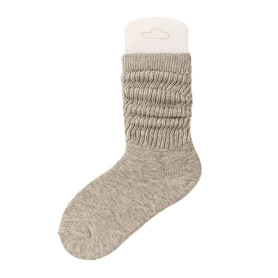 Whouriu Toddler Girls Slouch Holiday Crew Socks Soft Stretchy Christmas Festival Dress Socks