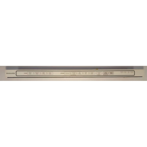 Whrlpool DISHWASHER CONTROL PANEL WHITE WPW10481126