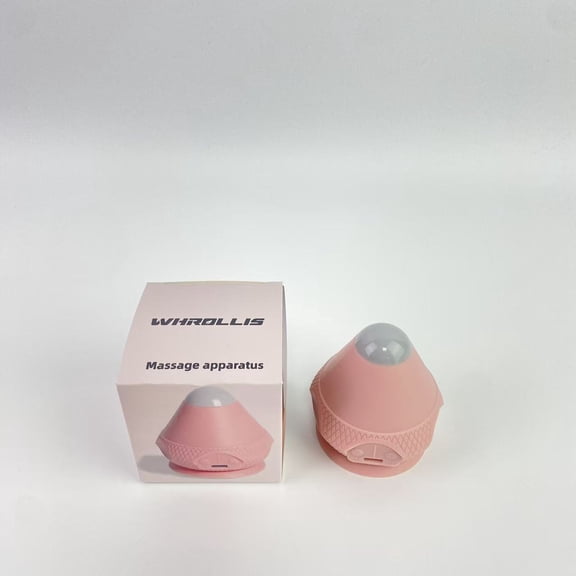 Whrollis Massage apparatus, Electric vibrating massager,Mountable Massage Therapy Tool - Multi-Surface Suction Cup Wall Massage Tool for Sore Muscles (Pink)