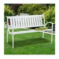 thumbnail image 1 of Wht Hd Faux Park Bench, 1 of 1