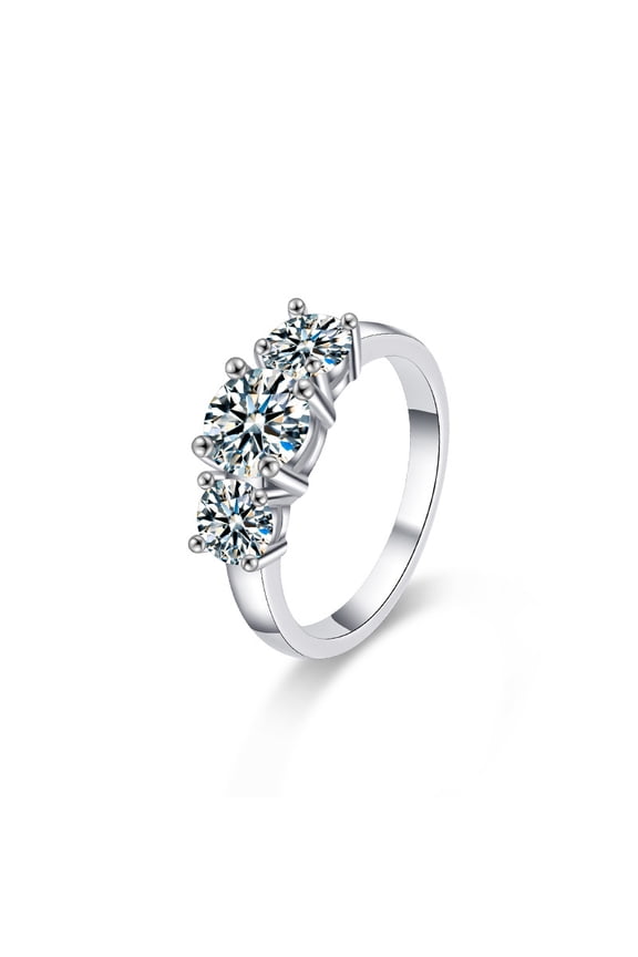 Moissanite Emerald Green Wedding Ring Set For Women In Size 7
