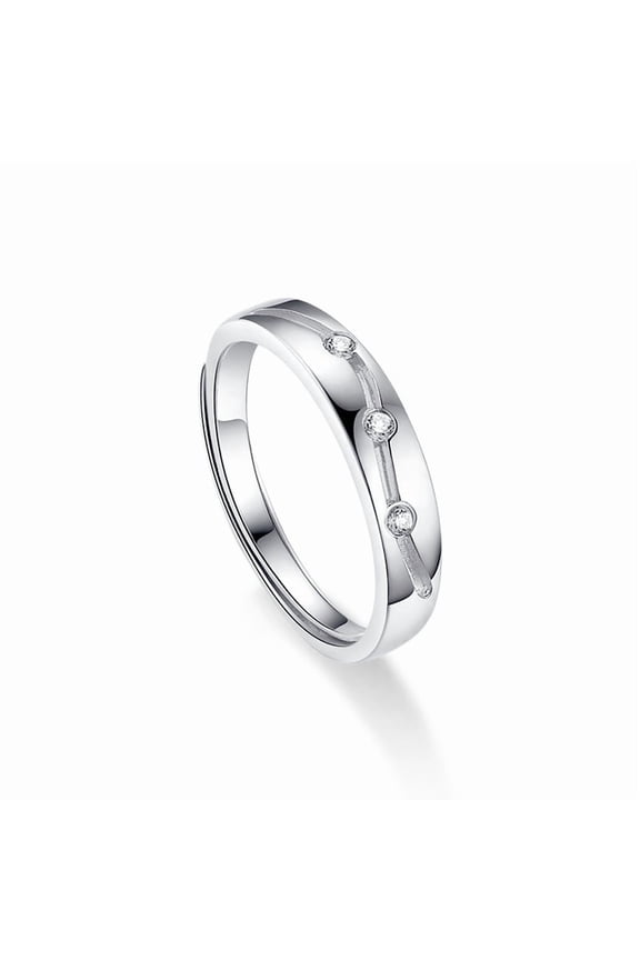 Moissanite Engagement Rings for Women, Silver Emerald Rings