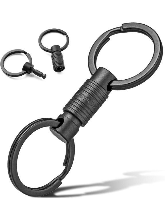 Titanium Quick Release Keychain, Detachable Pull Apart Key Chain