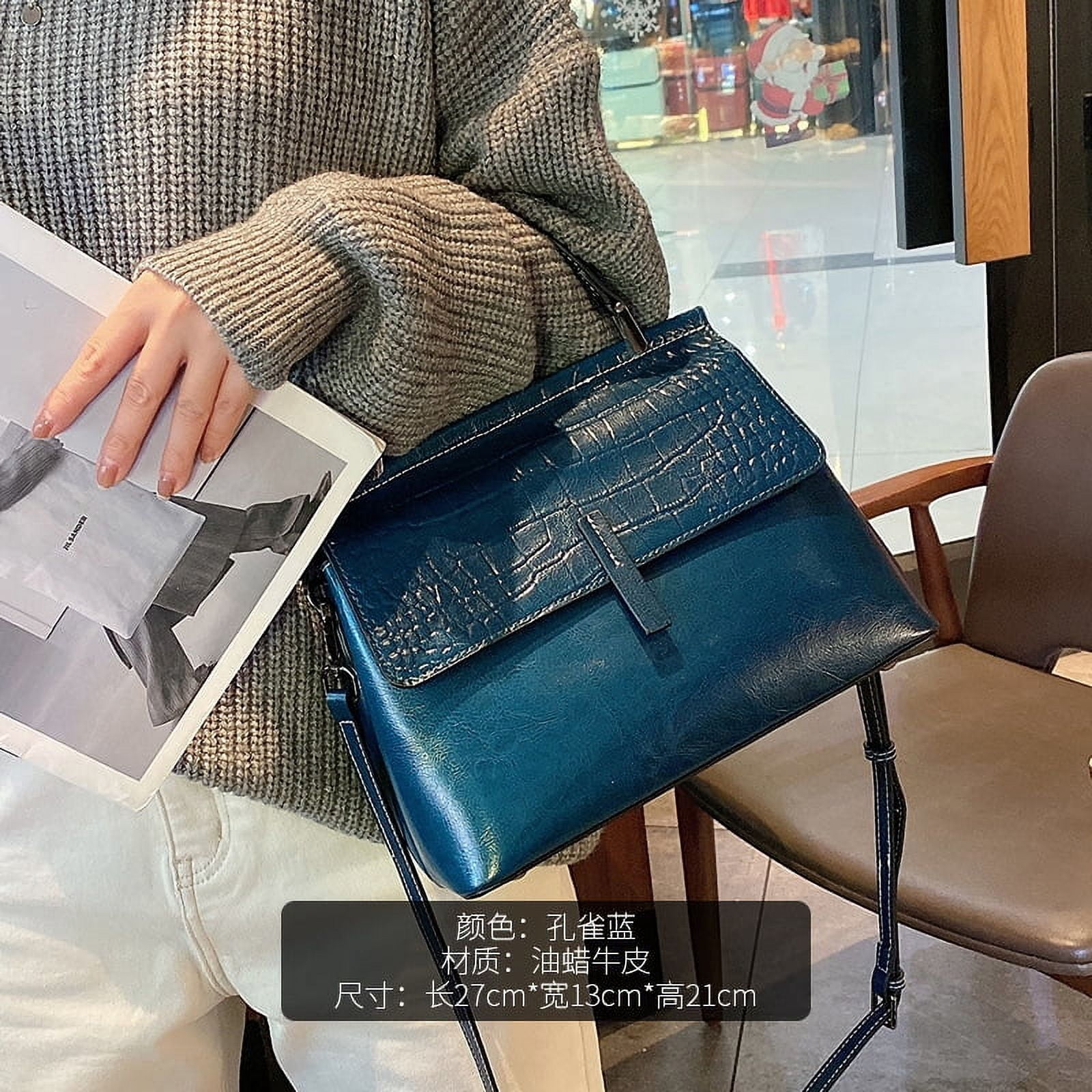 Leather Tote Bag For Women — Woven Pattern, Large Capacity, Zipper Top For Work, Travel & Everyday Carry