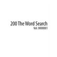 thumbnail image 1 of 200 The word search: 200 The word search with soluton, (Paperback), 1 of 1