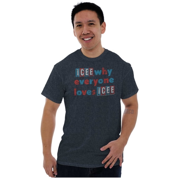 Why Everyone Loves Icee Logo Pun Unisex Plus Size Graphic Tee Brisco Brands 3X