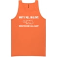thumbnail image 1 of Why Fall In Love. . . Fall Asleep Neon Tank Top, 1 of 1