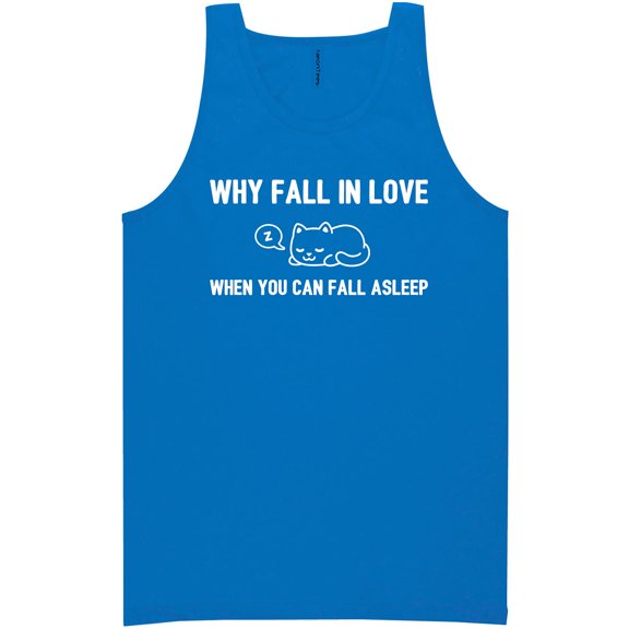 Why Fall In Love. . . Fall Asleep Neon Tank Top