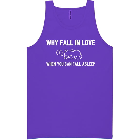 Why Fall In Love. . . Fall Asleep Neon Tank Top