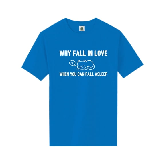 Why Fall In Love. . . Fall Asleep Short Sleeve Neon T-Shirt