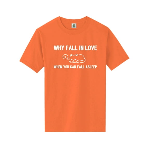 Why Fall In Love. . . Fall Asleep Short Sleeve Neon T-Shirt