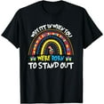 thumbnail image 1 of Why Fit In When You Were Born To Stand Out Autism Awareness T-Shirt, 1 of 4