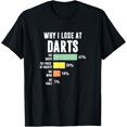 thumbnail image 1 of Why I Lose At Darts, Funny Darts Player T-Shirt, 1 of 4