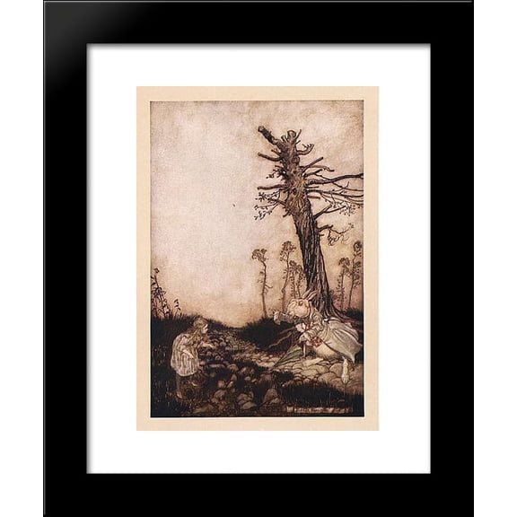 Why, Mary Ann, what are you doing out here 20x24 Framed Art Print by Rackham,...