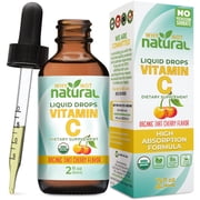 Organic Liquid Vitamin C Drops Supplement