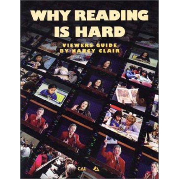 Pre-Owned Why Reading Is Hard: Viewers Guide (Paperback) 1887744673 9781887744676