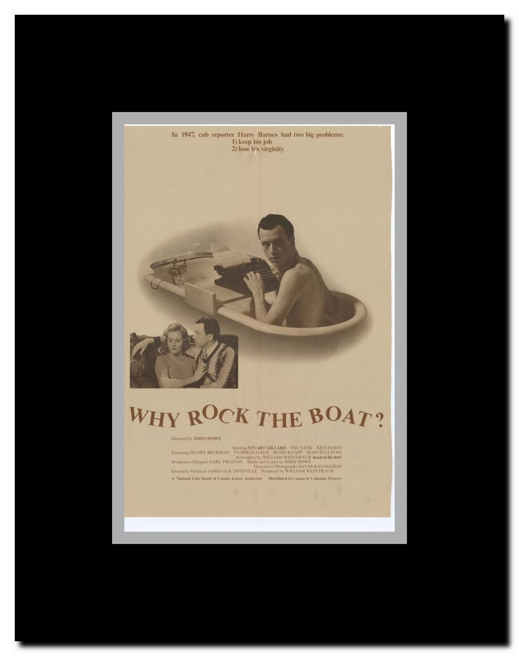 Why Rock The Boat? Framed Movie Poster