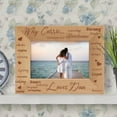 thumbnail image 1 of Why She Loves Him Personalized Wooden Picture Frame-6" x 4" Brown Horizontal, 1 of 1