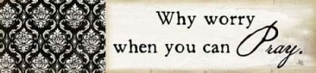 Why Worry Canvas Art - Jennifer Pugh (12 x 36)