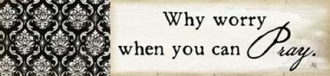 Why Worry Canvas Art - Jennifer Pugh (8 x 24)
