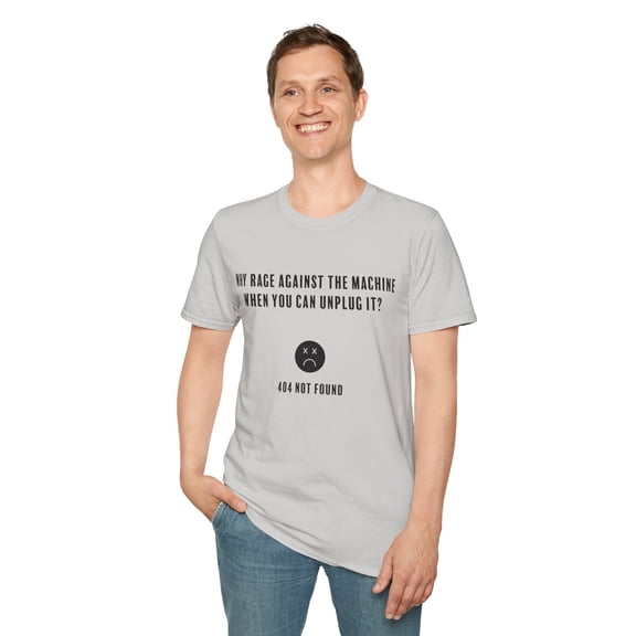 Why rage against the machine Soft Style Unisex T-Shirt, Sizes S-3XL