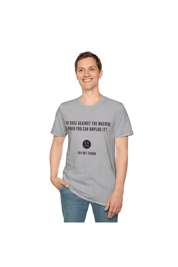 Why rage against the machine Soft Style Unisex T-Shirt, Sizes S-3XL