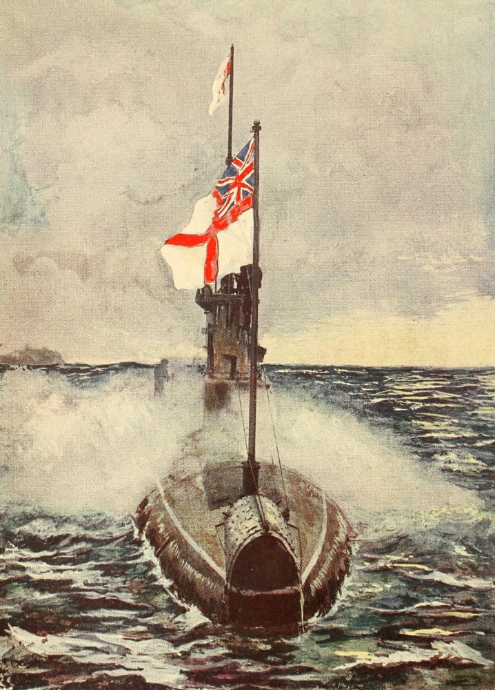 Why the Nations are at War 1915 E-type submarine Canvas Art - Unknown (18 x 24)