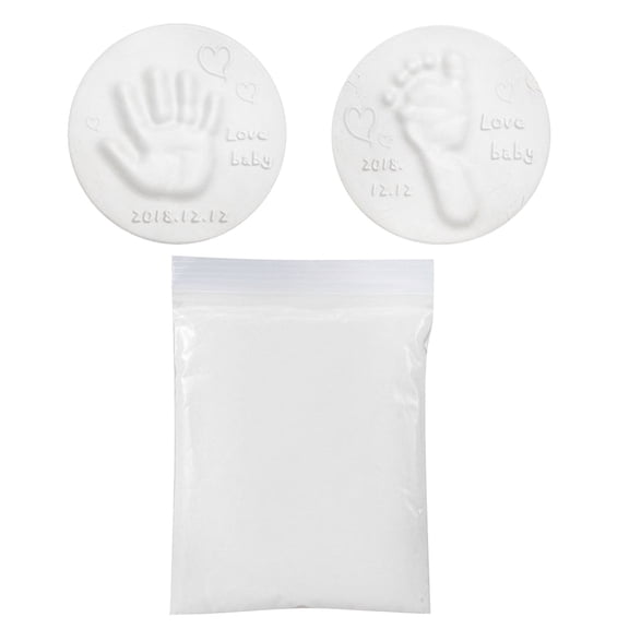 Whyan 1 Pack Air Dry Clay - Modeling Clay Hand Inkpad Fingerprint,Safe & Non-Toxic,DIY Magic Gifts Toys for All,20 g/bag(White)