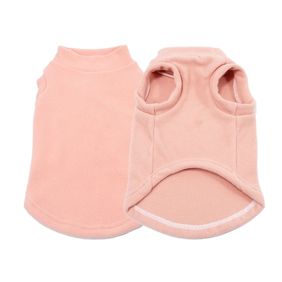 Whyan Cat Vest Thick Cat Shirt for Winter Cold Weather Cat Clothes Soft Cat Winter Coat Cat Sweaters for Cats Only Pink, M