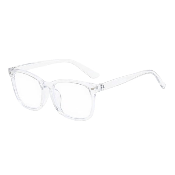 Whyan Blue Light Glasses Men Women Transparent Blue Light Blocking Computer Glasses Anti Eyestrain Lightweight Black Frame