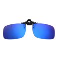 thumbnail image 1 of Whyan Polarized Flip Up Clip On Sunglasses Rimless UV400 Protection Clip On Shades Lightweight Metal Clip Over Sunglasses for Myopia Glasses Driving & Outdoor Activities, 1 of 3