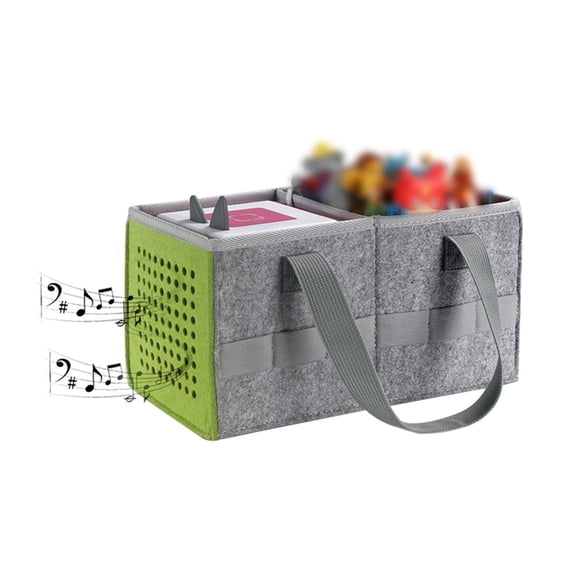Whyan Portable Carrying Compatible for Toniebox Set And Tonies Figurines Travel Cloth Musical Toy Folding Bag For Toniebox Accessories