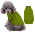 thumbnail image 1 of Whyan Small Dog Sweaters Knitted Pet Cat Warm Dog Sweatshirt Winter Clothes Kitten Puppy Sweater,small dog sweaters for boys,Classic Straw-Rope Pro Pet Dog Sweater Apparel Pink,XS, 1 of 8