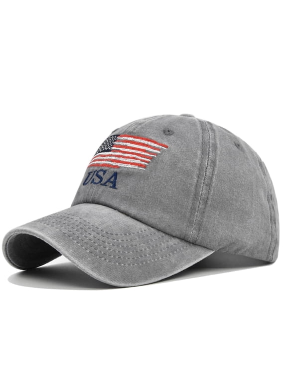 Vintage Baseball Hats American Flag Patch Breathable Mesh Classic Baseball Caps Adjust Cotton Running Ball Hats,usa hats,american flag hat for Women Men Baseball Cap,Navy-24