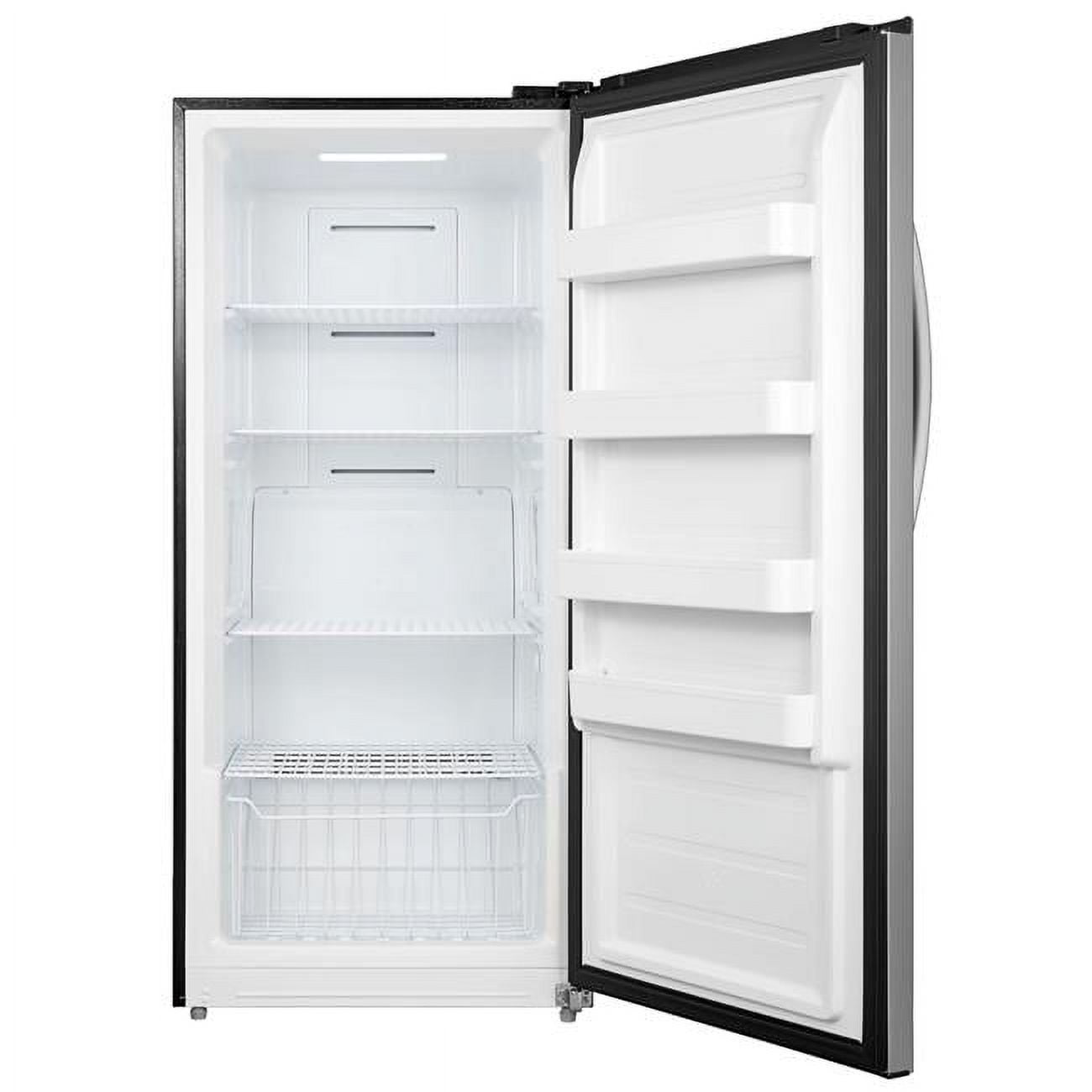 Avanti 7.4 cu. ft. Apartment Size Refrigerator - Top Freezer 2022 version.  Stainless Steel 