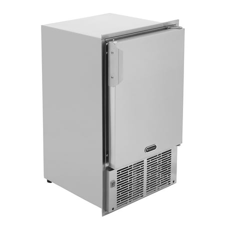 Whynter - 14" 23 lb Freestanding Icemaker - Stainless Steel