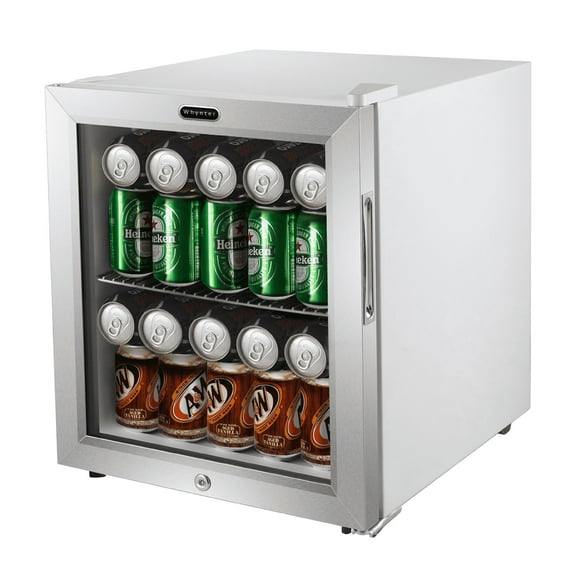 Whynter 68 Can Stainless Steel Beverage Refrigerator with Lock