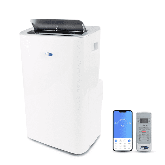 Whynter MultiCool Smart Wi-Fi Portable Air Conditioner with Dehumidifier 450sq ft Efficacy ARC-0850XP 12000 BTU (ASHRAE) 8000 BTU (SACC)