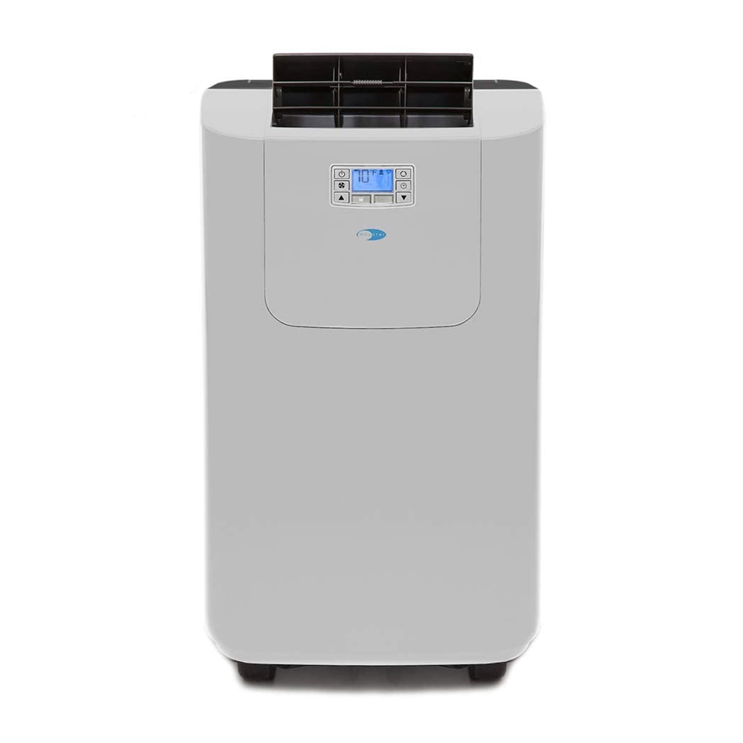 Whynter Gray Dual Hose Portable Air Conditioner with Heater and Remote