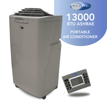 Whynter - ARC-131GD 13,000 BTU (6,345 BTU SACC) Dual Hose Cooling Portable Air Conditioner up to 420 sq ft in - Gray